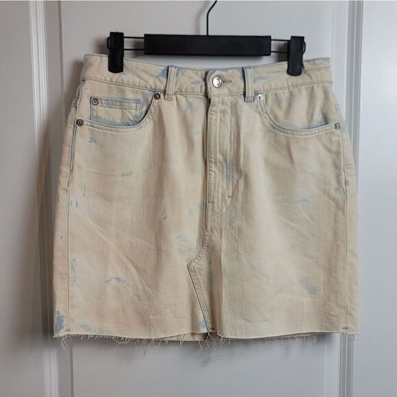 IRO Rosier Bleach Blue Skirt - Picture 1 of 15